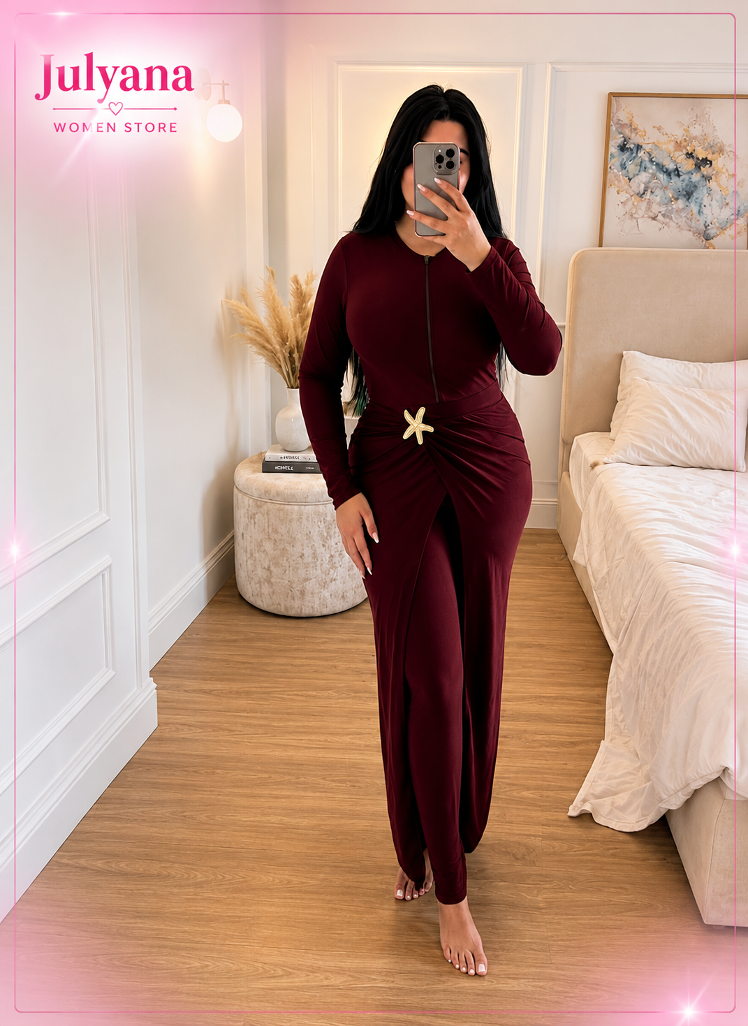 ❤️ bella Burkini – Burgundy